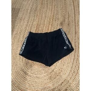 Nike air women’s track shorts in black size medium